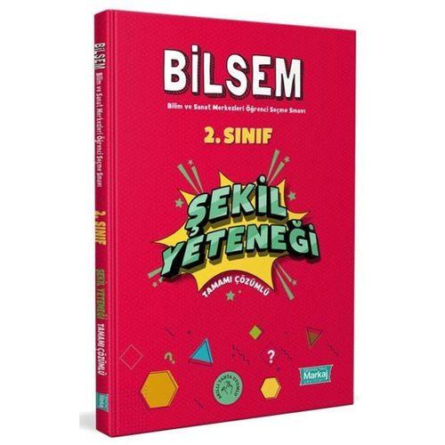 2. Sınıf Bilsem Hazırlık Şekil Yeteneği Tamamı Çözümlü Markaj Yayınları