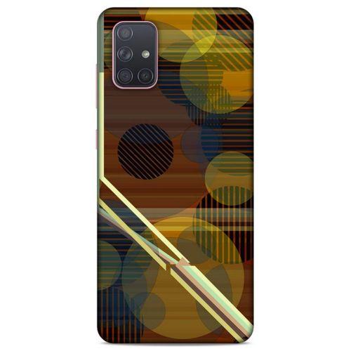 Lopard Samsung Galaxy A71 Uyumlu Kılıf Soyut Sanat (45) Baskılı Liquid Air Kılıf