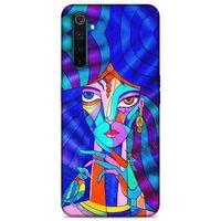 Lopard Oppo Realme 6 Pro Uyumlu Kılıf Sürreal Yüzler ♀ (45) Liquid Air Kılıf Baskılı
