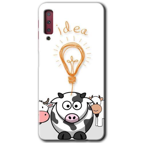 Potkal Hediye Fabrikası Samsung Galaxy A7 2018 Kılıf HD Desen Baskılı Arka Kapak - İdea Lamp