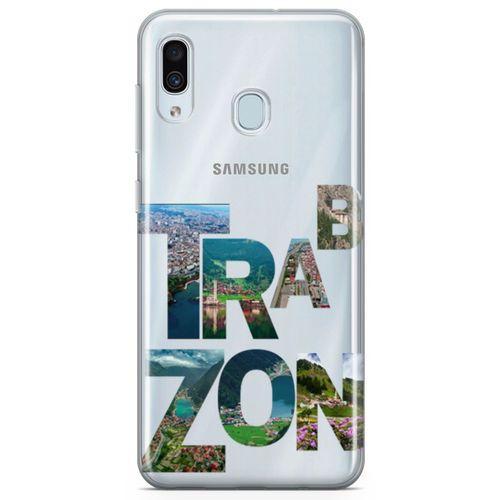 Samsung Galaxy A40 Kılıf Trabzon Gezi Arka Kapak Koruma Desenli Full Koruyucu