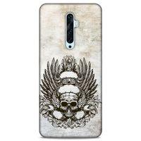 Lopard Oppo Reno 2z Uyumlu Kılıf Tattoo's (6) Silikon Kılıf Siyah Gri
