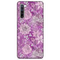Oppo Reno 3 Pro 5g Uyumlu Kılıf Pembe Delisi (8) Baskılı Kılıf Çiçek