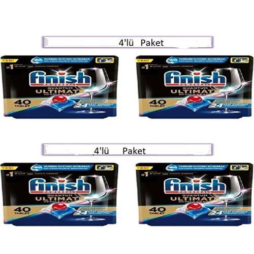 Finish Quantum Ultimate Bulaşık Makinesi Tableti 40'lı 4 Adet Toplam