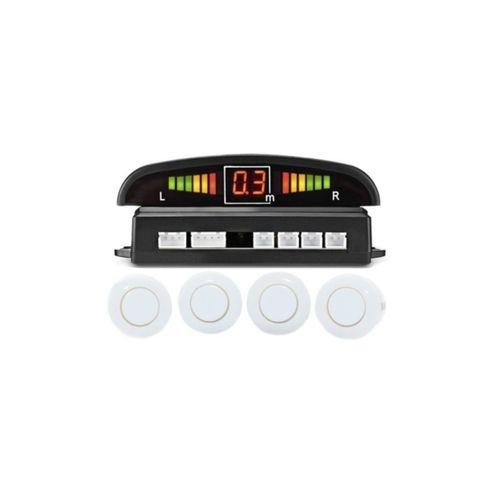 Santa Maria Jewels Beyaz Renk Dijital Ekranlı Araç Park Sensörü Ses