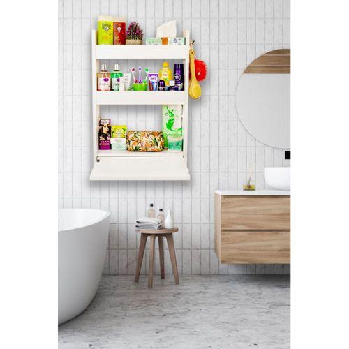 Ankaflex Banyo Dolabı Açılır Kapanır Kapaklı Üç Katlı 80<em>47</em>12 Cm Sunta Ankaflex Banyo Dolabı Açılır Kapanır Kapaklı Üç Katlı 80<em>47</em>12 Cm Sunta