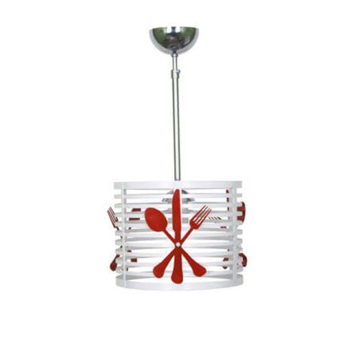 LBX LİGHTİNG BOX GURME TEKLİ BEYAZKIRMIZI BÜYÜK KASA AVİZE Fiyatı ile